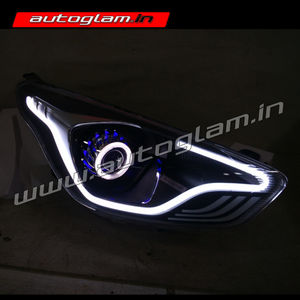 Ford Figo 2015+ Models Evoque Style Xenon Projector Headlights, AGFF911