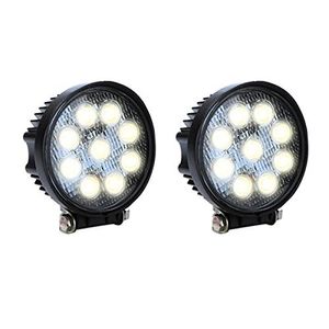 9 LED ROUND Bike Aux Fog Lights Set Of 2