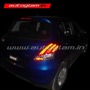 Maruti Suzuki Swift 2010-17 BMW Style LED Tail Lights, AGMSS51AMTL