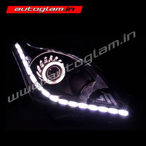 Maruti Suzuki Baleno 2015-2020 Audi Style HID Projector Headlights, AGSB112NWW