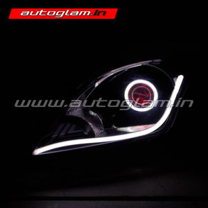 Maruti Suzuki Baleno 2015-2020 Audi Style HID Projector Headlights, AGSB901D