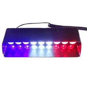 9 Led Red, Blue And White Police Flasher Light