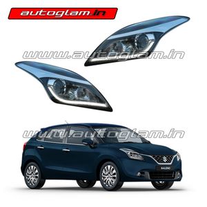 AGMSB3HAB, MARUTI SUZUKI BALENO ALPHA MODEL HEADLIGHT ASSEMBLY - BOTH SIDE (Right+Left)