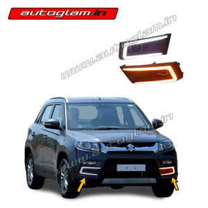 Maruti Suzuki Brezza 2016-2020 Fog Lamp LED DRL, AGMS406D