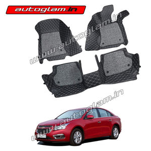 7D Car Mats Compatible with Chevrolet Cruze, Color - Black, AGCC7D269