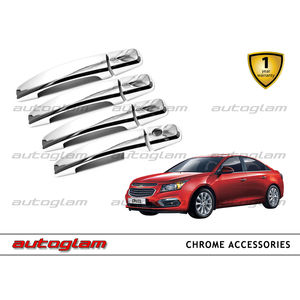 AGCC45CA, Chevrolet Cruze Chrome Handle Cover - Set of 4 Pieces