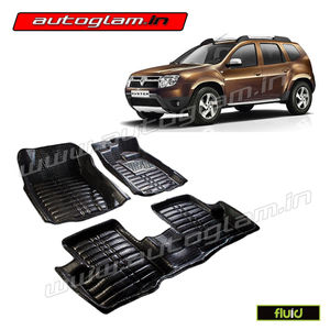 AGRD8BL, 5D MATS FOR RENAULT DUSTER 2014-16 MODELS, Color - BLACK, High Quality Product!