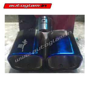 HKS Exhaust Dual Square Tip for all Cars, AGET369HKS21