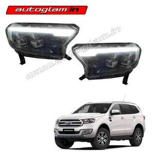 Ford Endeavour 2016-20 Models Four-Lens HID Projector Headlights, AGFEN369HL2