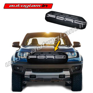 Ford Endeavour 2019-2020 Front Alpha Grill with White LED, AGFE103LFG