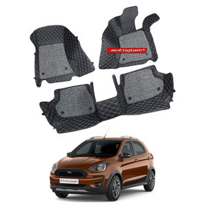 7D Car Mats Compatible with Ford Freestyle, Color - Black, AGFFR7D259