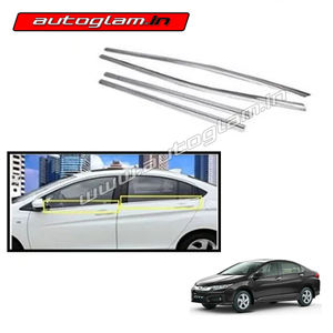 Honda City 2014-16 Lower Chrome Window Garnish AGHC23CA