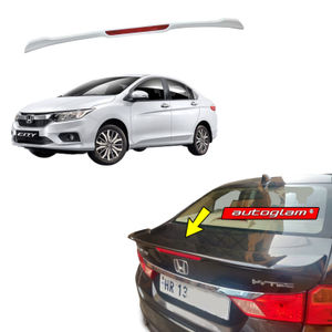 Lip Spoiler with reflector for Honda City 2016+, Color - WHITE ORCHID PEARL, AGHC16LSWO