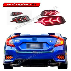 AGHC19RR1, Honda Civic 2019+ Models Rear Reflector - Set of 2