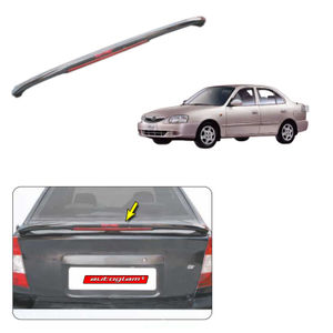  Lip Spoiler with LED Light Hyundai Accent, Color - SILKY BEIGE, AGHALSSB