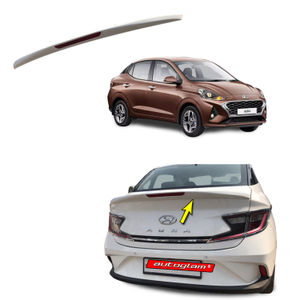 Hyundai Aura Lip Spoiler with reflector, Color - VINTAGE BROWN, AGHALSVB