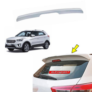 Roof Spoiler for Hyundai Creta 2015-2017 Models, Color - SLEEK SILVER, Latest Style, AGHC15RSSS