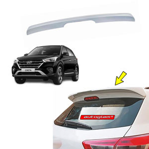 Roof Spoiler Hyundai Creta For 2018-2020 Models, Color -PHANTOM BLACK, Latest Style, AGHC18RSPB