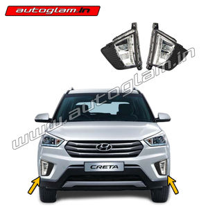 Hyundai Creta 2015-2018 LED DRL Fog Light Set Of 2 Pcs, AGHC306D