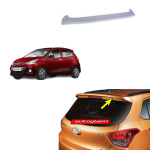 Roof Spoiler for Hyundai Grand i10 2013-2019 Models, Color - WINE RED, Latest Style, AGHi10RSWR