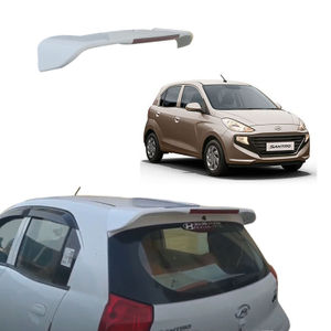 Roof Spoiler with LED Light for Hyundai Santro 2018+ Models, Color -Imperial Beige, Latest Style, AGHSRSIB