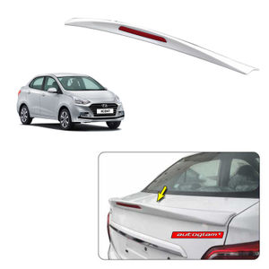 Lip Spoiler with Reflector Hyundai Xcent 2017+, Color - TYPHOON SILVER, Latest Style, AGHX17LSTS