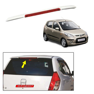  Roof Spoiler with LED Light for Hyundai i10 2007-2013 Models, Color - CHAMPAGNE GOLD, Latest Style, AGHi1013RSCG