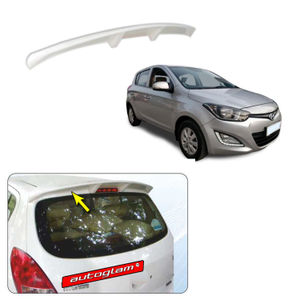 Roof Spoiler for Hyundai i20 2012-2014 Models, Color - SLEEK SILVER, AGHi20RSSS14