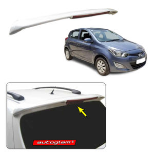 Roof Spoiler with LED Light for Hyundai i20 2012-2014 Models, Color - EMBER GREY, AGHi20RSEG