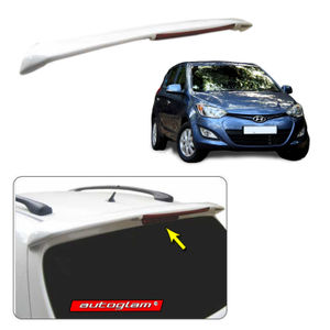 Roof Spoiler with LED Light for Hyundai i20 2012-2014 Models, Color - TWILIGHT BLUE, AGHi20RSTB