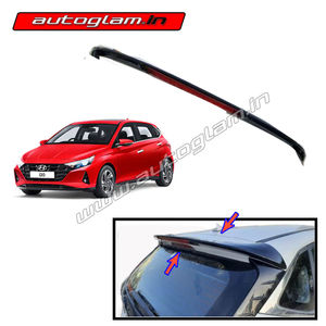 Roof Spoiler for Hyundai i20 2020+ all Models, Color-  FIERY RED, AGRi20FR