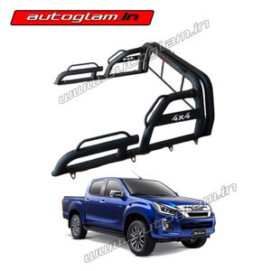 Roll bars for Isuzu D-Max 4X4 Style, Color -Black, AGIDM11RB