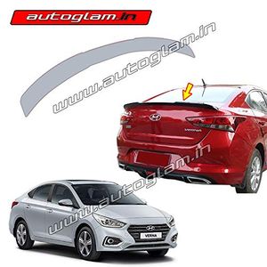 Hyundai Verna 2017+ Lip Spoiler, Color - Typhoon Silver, AGHV63LSTS