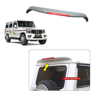 Roof Spoiler with LED Light for Mahindra Bolero 2011-2019, Color - DIAMOND WHITE, AGMBO51RS