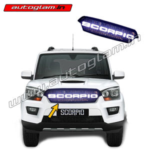 Mahindra Scorpio LED Front Grill With Alpha, AGMS305FG