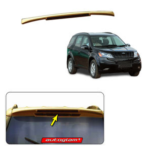 Roof Spoiler for Mahindra XUV500 2011-2015 Models, Color - VOLCANO BLACK, AGMXUVRSVB