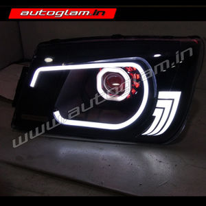 Mahindra Bolero 2011-19 Evoque Style HID Projector Headlight, AGMB903E