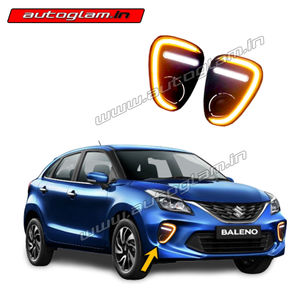 Maruti Suzuki Baleno 2018-2020 LED DRL Fog Light, AGMSB309D