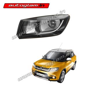 AGMSB5HAL, MARUTI SUZUKI BREZZA ZDI, ZDI+ MODELS HEADLIGHT ASSEMBLY - LEFT SIDE 