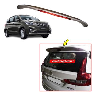 Roof Spoiler with LED Light for Maruti Suzuki Ertiga  2019+, Color - METALLIC MAGMA GREY, AGMSE19MMGL