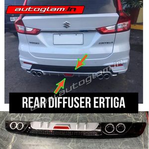 Maruti Suzuki Ertiga 2018+ Rear Diffuser / Rear Guard / Rear Nudge Guard for all Models, AGMSE336RD