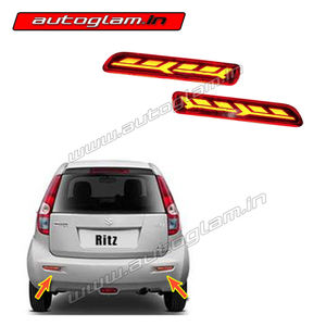 Maruti Suzuki Ritz 2012-2017 LED Rear Reflector, AGMSR14LR