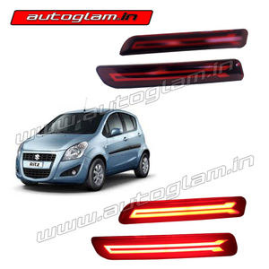 AGMSR01RR, MARUTI SUZUKI RITZ REAR LED REFLECTOR-AUTOGLAM