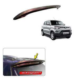 Roof Spoiler for Maruti Suzuki S-Presso, Color - METALLIC SILKY SILVER, Latest Style, AGMSPRSMSS