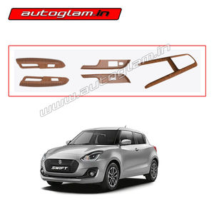 Maruti Suzuki Swift 2018+ Wooden Interior Kit, Set of 5 Pcs, AGMSS302WK