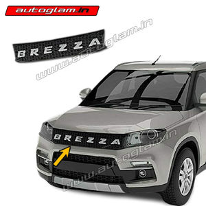 Maruti Suzuki Vitara Brezza 2016+ Chrome Front Grill with Alpha, AGMSB305FG