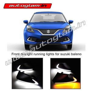 Maruti Suzuki Baleno 2015-2018 DRL for Fog Lamp with Turn Indicator Function, AGMSB42DFL