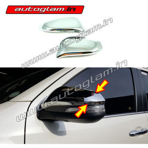 AGTF14MC, MIRROR CHROME COVER FOR TOYOTA FORTUNER 2016+ MODELS