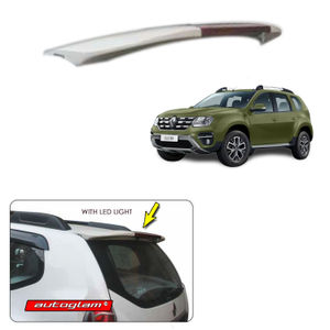 Roof Spoiler with LED Light for Renault Duster 2012-19 Models, Color - Outback Bronze, AGRDRSOB2