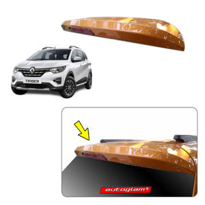 Roof Spoiler with LED Light for Renault Triber, Color - ICE COOL WHITE, AGRTRSIW